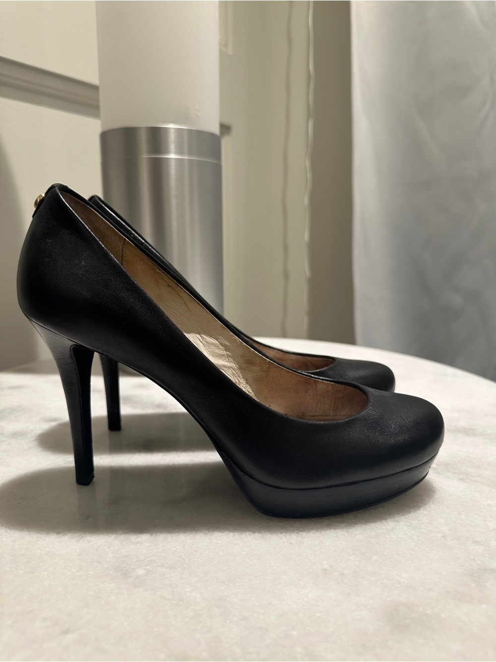 MICHAEL Michael Kors Black Platform Stiletto Pumps